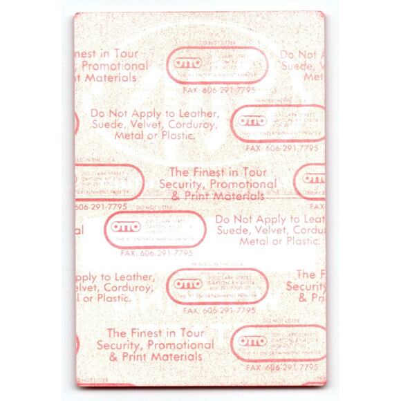 Styx Edge Of The Century Backstage Pass Original 1990 Pop Rock Concert Staff - Picture 2 of 2